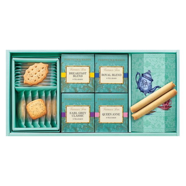 <7月以降お届け>フォートナム・アンド・メイソン ティーバッグ・焼菓子詰合せ<常温便>