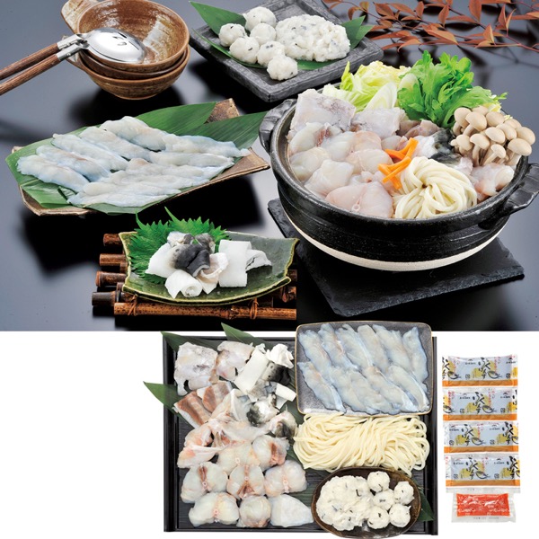 <7月以降お届け>ふく太郎本部 ふく鍋フルコース (4人前)<産直・送料込み>