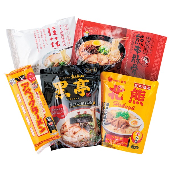 <7月以降お届け>熊本ラーメン詰め合わせ(袋)<常温便>