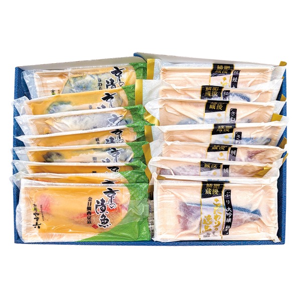<7月以降お届け>鱗蔵 香露大吟醸粕漬け・京都やま六 西京漬け詰合せ<冷凍便>