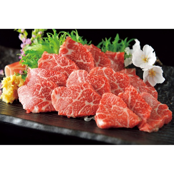 <7月以降お届け>「菅乃屋」霜降り馬刺し<産直・送料込み>