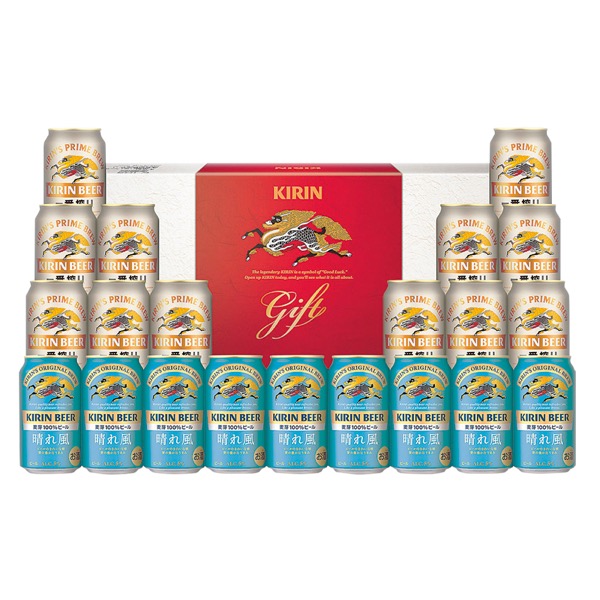 <7月以降お届け>キリン 一番搾り生ビール・キリンビール 晴れ風2種セット<常温便>