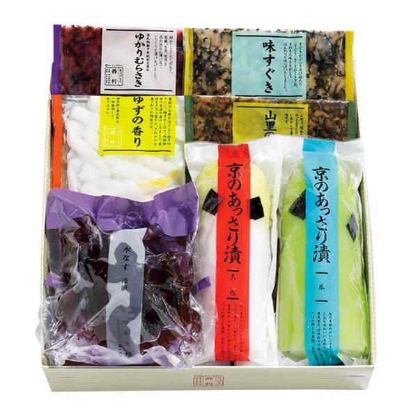 <7月以降お届け>西利・京のあっさり漬・水なす詰合せ<産直・送料込み>