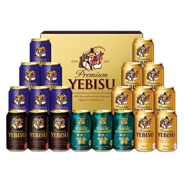 <7月以降お届け>サッポロ ヱビス 4種の味わいセット<常温便>