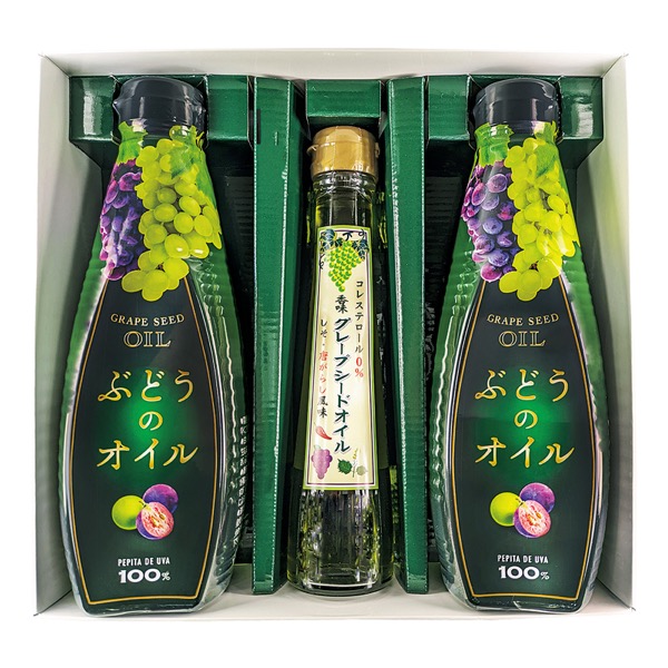 <7月以降お届け>KTAC ぶどうのオイル&香味油セット(3本入)<常温便>