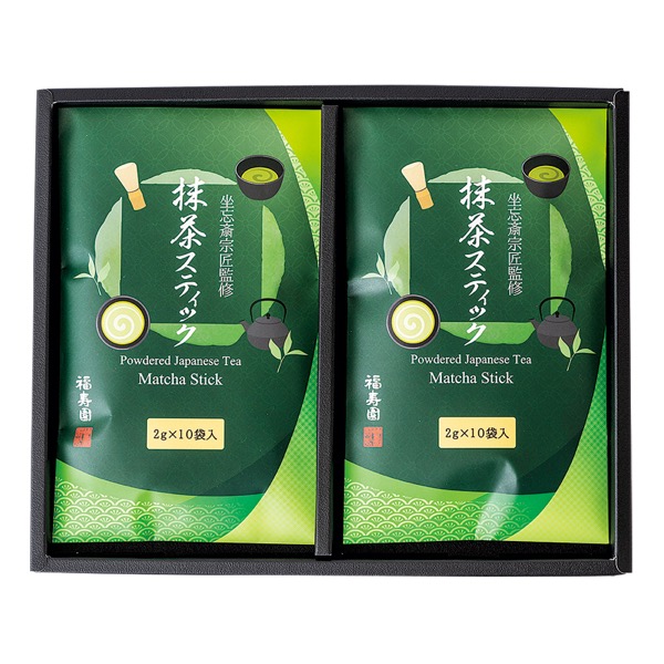 <7月以降お届け>【福寿園】抹茶スティック<常温便>
