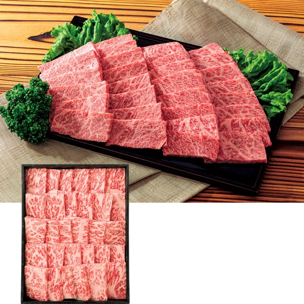 <7月以降お届け>「加茂川」黒毛和牛黒樺牛ロース焼肉<産直・送料込み>