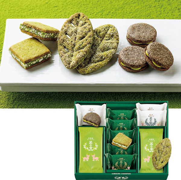 <7月以降お届け>KAMAKURA茶の福 茶菓詰合せ18袋入<常温便>