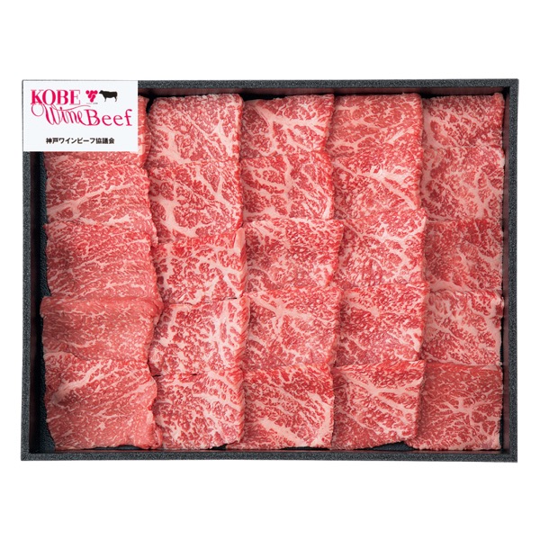 <7月以降お届け>【但馬屋】神戸ワインビーフ 黒毛和牛 赤身焼肉(モモ)(オリジナルタレ付き)<産直・送料込み>