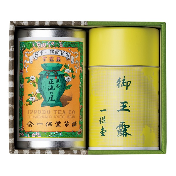 <7月以降お届け>一保堂茶舗 玉露・煎茶詰合せ<常温便>