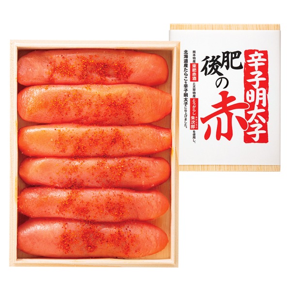 <7月以降お届け>鱗蔵 北海道産辛子明太子(肥後の赤)<冷蔵便>