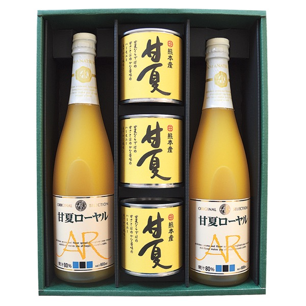 <7月以降お届け>甘夏ローヤル缶詰セット<常温便>