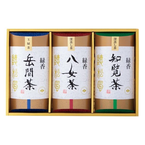 <12月以降お届け>このみ 熊本茶・八女茶・知覧茶詰合せ <常温便>