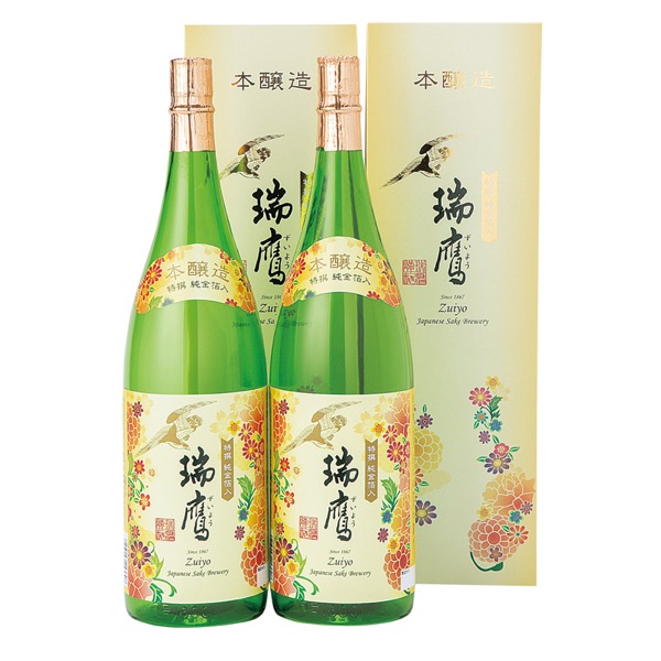 <12月以降お届け>瑞鷹 特撰純金箔入瑞鷹2本セット<常温便>