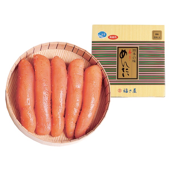 福さ屋 北海道産辛子明太子〈無着色〉<冷蔵便>