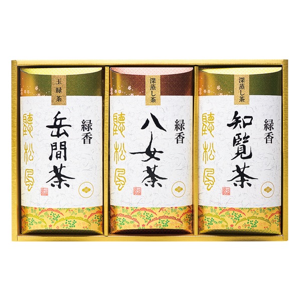 <12月以降お届け>このみ 熊本茶・八女茶・知覧茶詰合せ <常温便>