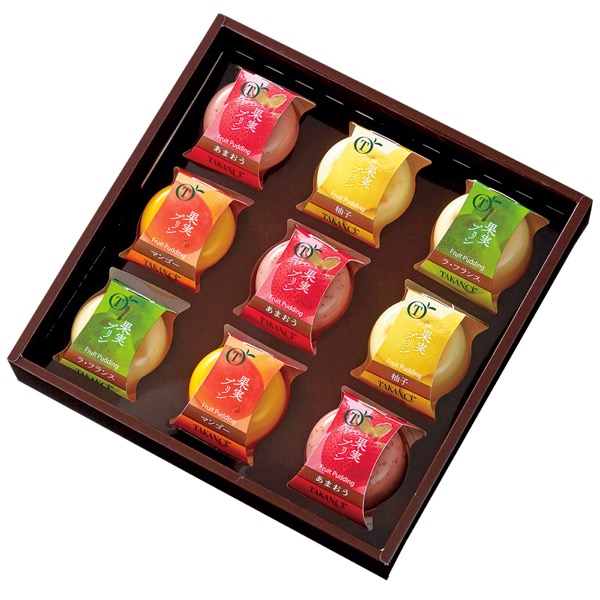 <12月以降お届け>新宿高野 果実プリン 9個入<常温便>