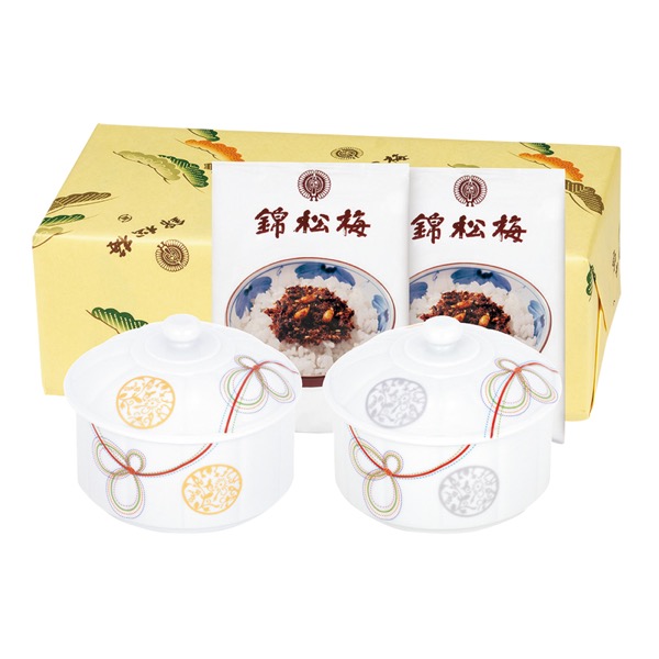 <12月以降お届け>錦松梅 有田焼容器入(新柄)<常温便>