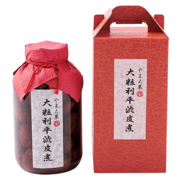 <完売>【やまえ堂】やまえ栗 大粒利平1kg 渋皮煮<常温便>