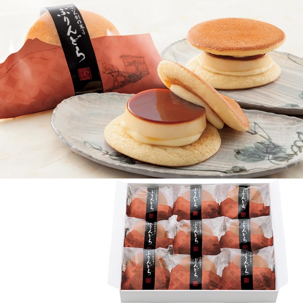 <12月以降お届け>菊家 ゆふいん創作菓子ぷりんどら(9個入り)<産直・送料込み>