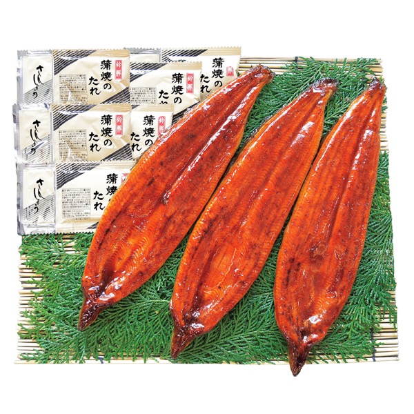 鹿児島県大隅産うなぎ蒲焼3尾詰合せ<産直・送料込み>
