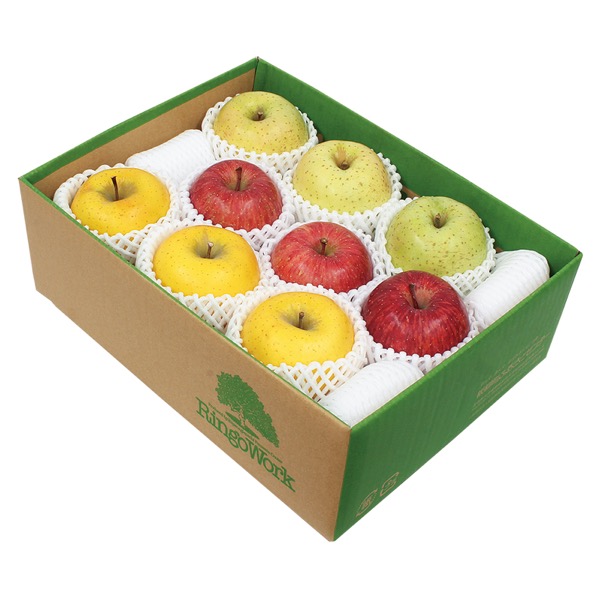 <12月以降お届け>青森板柳町りんごワーク 青森県産りんご3種詰合せ<産直・送料込み>