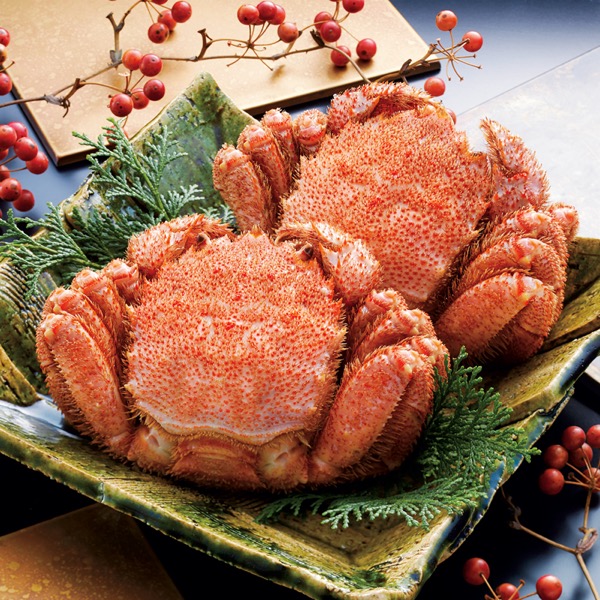 北海道ボイル毛がに姿<産直・送料込み>