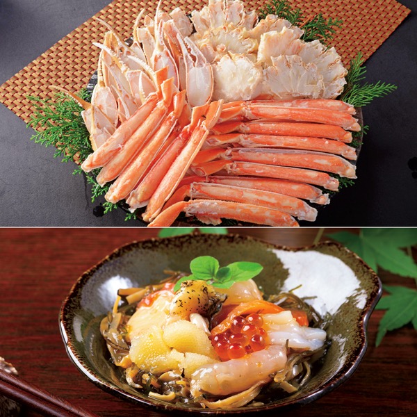 ボイルずわいがに&海鮮松前漬「十宝」セット<産直・送料込み>