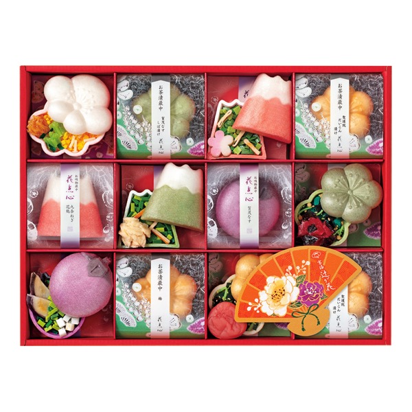 <12月以降お届け>京都・辻が花 京のお茶漬とお吸物 迎春最中詰合せ<常温便>