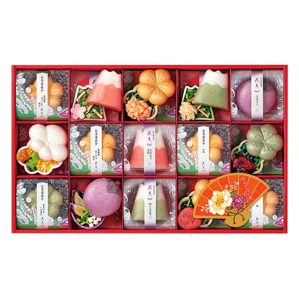 <12月以降お届け>京都・辻が花 京のお茶漬とお吸物 迎春最中詰合せ<常温便>