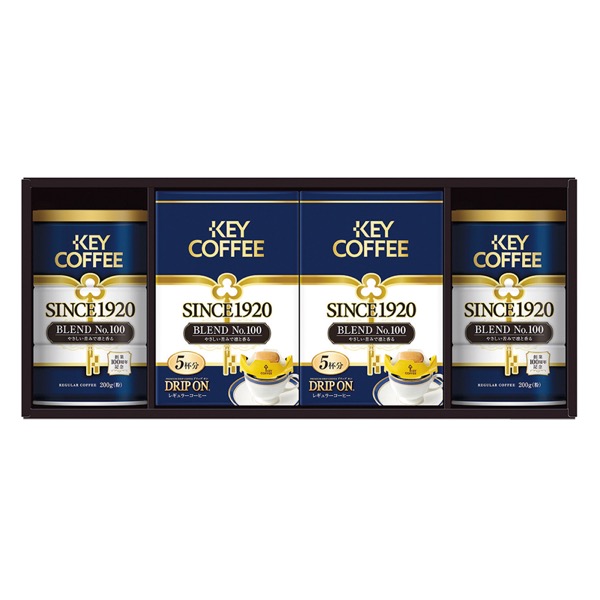 キーコーヒー SINCE1920 缶&ドリップオンアソートギフトセット<常温便>