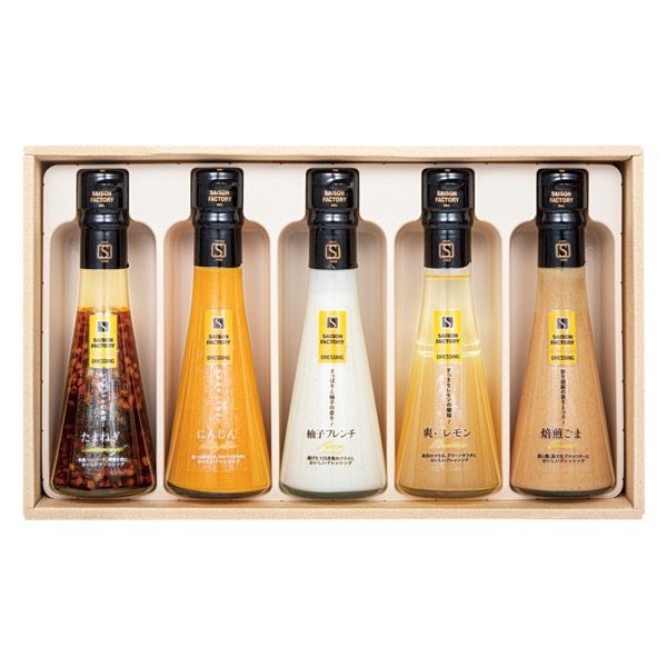 <12月以降お届け>セゾンファクトリー ドレッシング5本詰合せ<常温便>