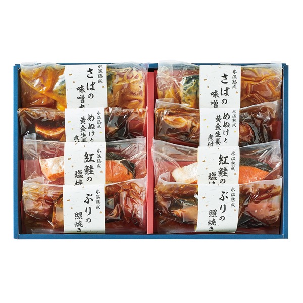 氷温熟成 煮魚・焼き魚詰合せ(縁−en−)<冷凍便>