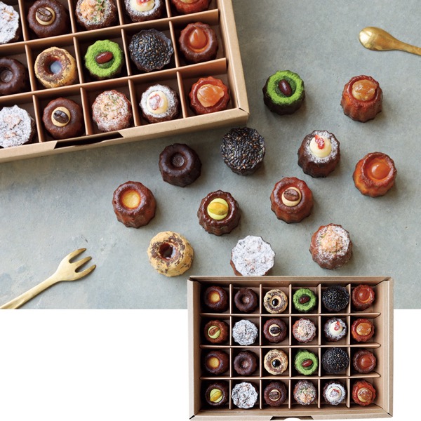 <12月以降お届け>ガトーミュール ミニカヌレ詰合せ24個入<産直・送料込み>