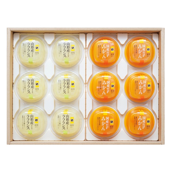 <12月以降お届け>セゾンファクトリー 国産果実ゼリー2種詰合せ<常温便>