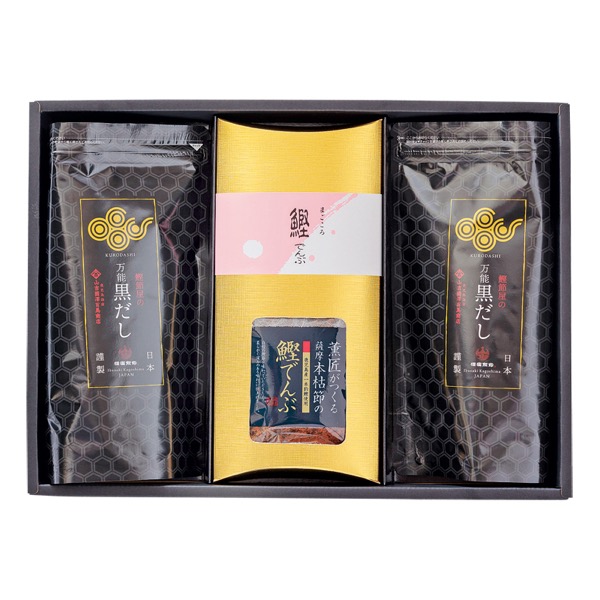 山吉國澤百馬商店 黒だし、鰹でんぶセット<常温便>