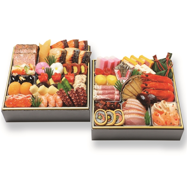 【店頭お渡し/12月31日】わらびの里 和洋風 料亭おせち二段重