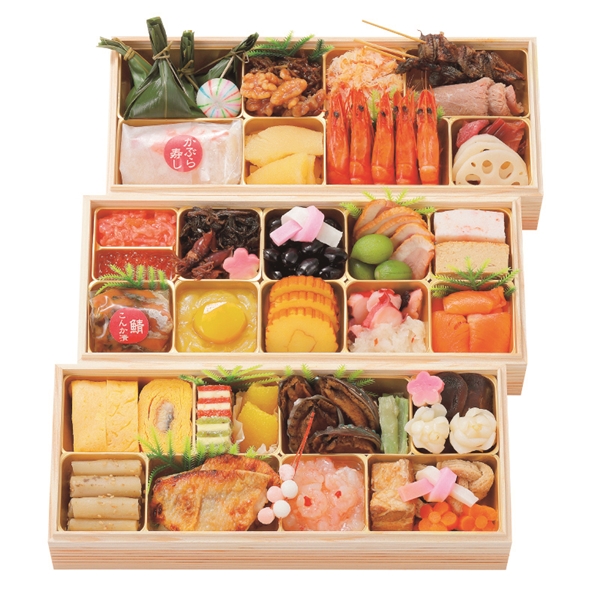 【配送/12月31日】石川 金城樓 和風おせち 三段<送料込み・冷蔵>