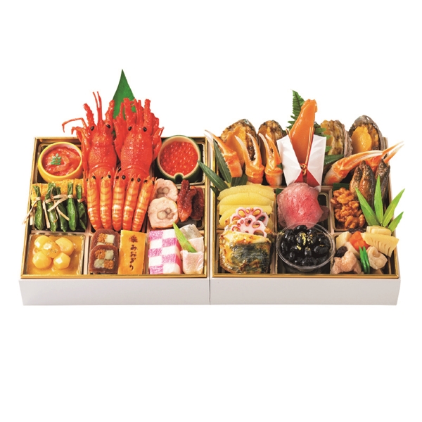 【配送/12月31日】料亭 あおぎり 筑豊懐石おせち二段重プレミアム
