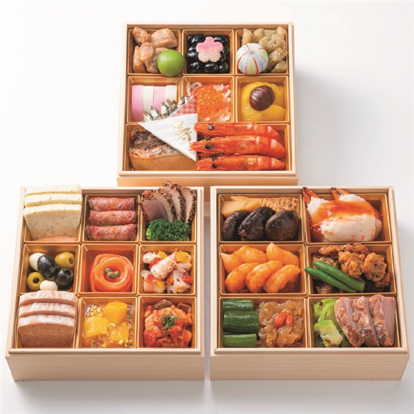 【配送/12月30日】プリンスホテル 和洋中おせち三段重<送料込み・冷凍>