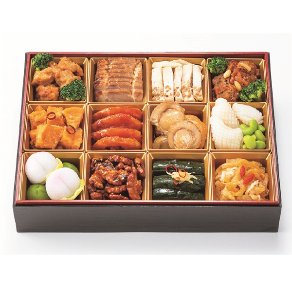 【配送/12月30日】赤坂璃宮 中華おせち一段重<送料込み・冷凍>