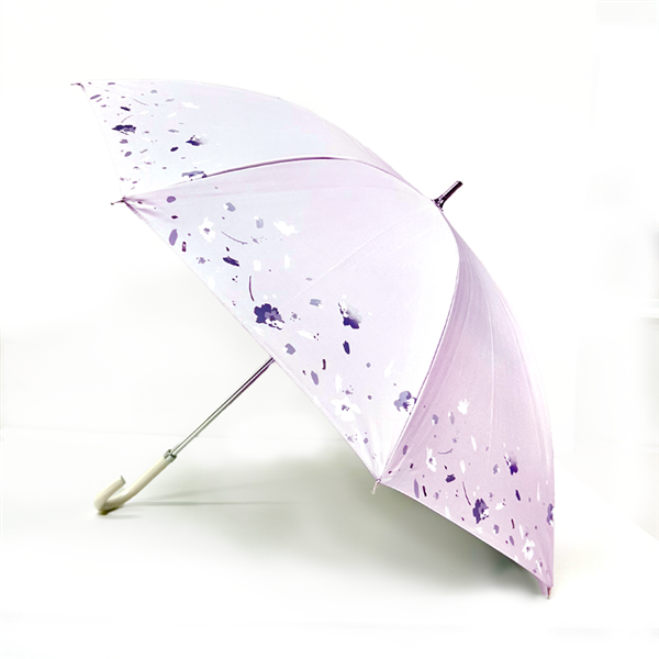 【クレイサス】ショート傘 晴雨兼用(ウスアカ)