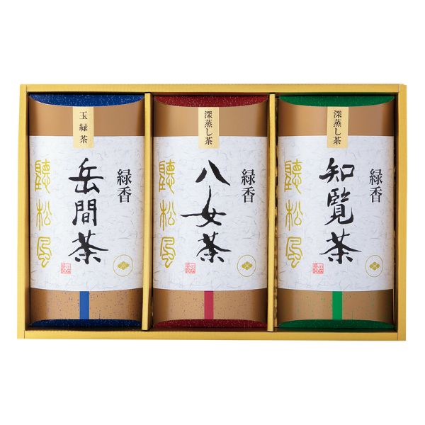 <7月以降お届け>このみ 熊本茶・八女茶・知覧茶詰合せ<常温便>