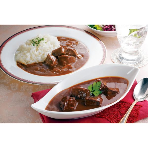 <7月以降お届け>宮城・仙台「利久」牛たんカレー・シチューセット<産直・送料込み>
