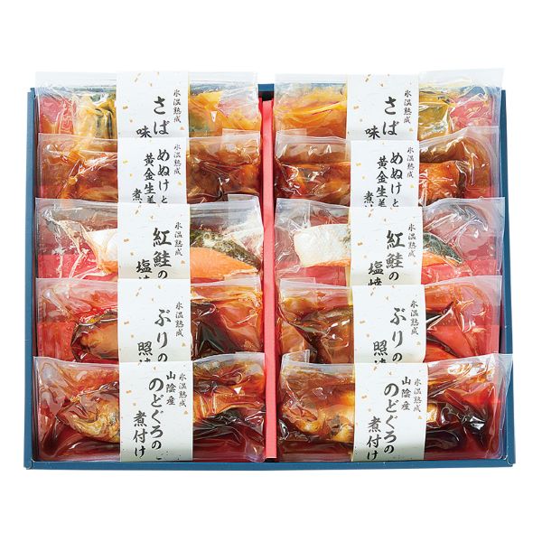 <7月以降お届け>山陰大松 氷温熟成 煮魚・焼き魚詰合せ(華−hana−)<冷凍便>