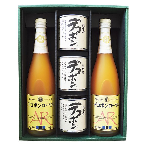 <7月以降お届け>デコポンローヤル・デコポン缶詰合せ<常温便>