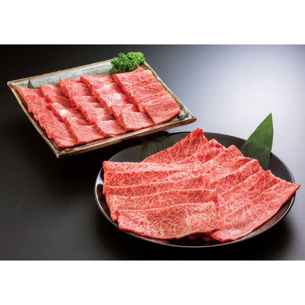 <7月以降お届け>佐賀牛肩ロース焼肉すき焼食べ比べ<産直・送料込み>