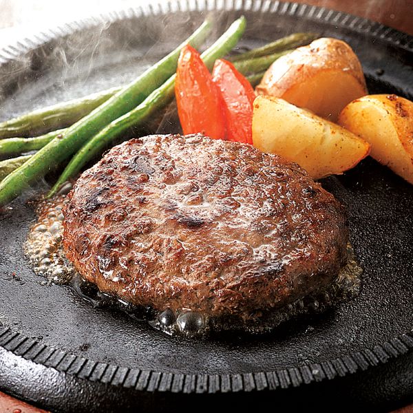 <7月以降お届け>熊本和牛あか牛ハンバーグ5個セット<産直・送料込み>