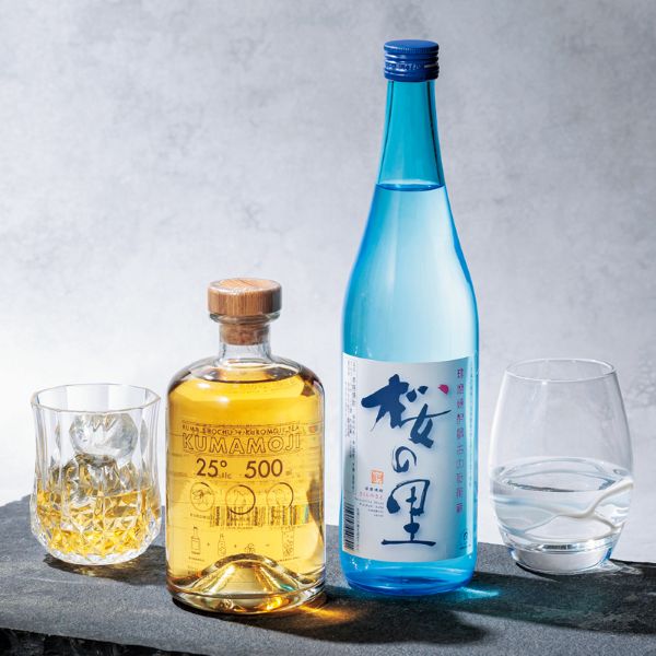 <7月以降お届け>松下醸造場 水上村 自然と人に寄り添うKUROMOJI焼酎セット<常温便>