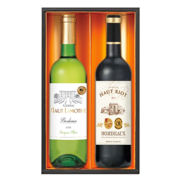<7月以降お届け>フランス ボルドー 金賞受賞紅白ワインセット<冷蔵便>